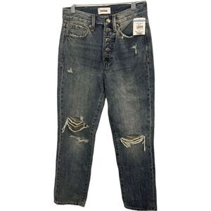 Pistola Jeans. Medium Wash. Button Front. NWT. Size 24
